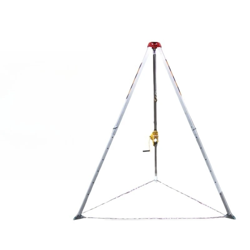 For Fire Emergency Rescue Tripod, Retractable Wellhead Excavation Aluminum Alloy Bracket