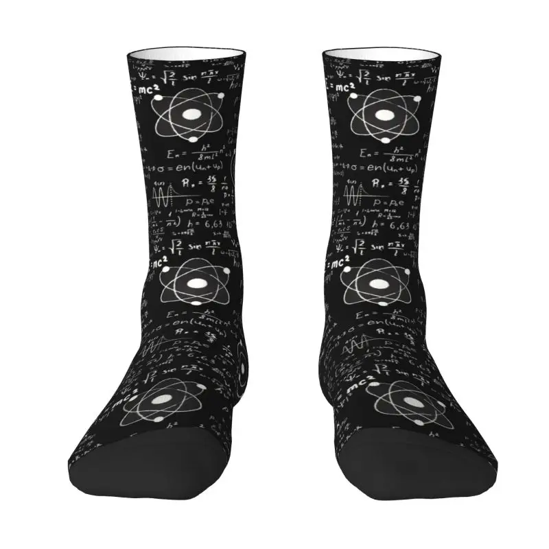 Geek Math Teacher Unisex, calcetines de vestir con estampado 3D de ciencia física