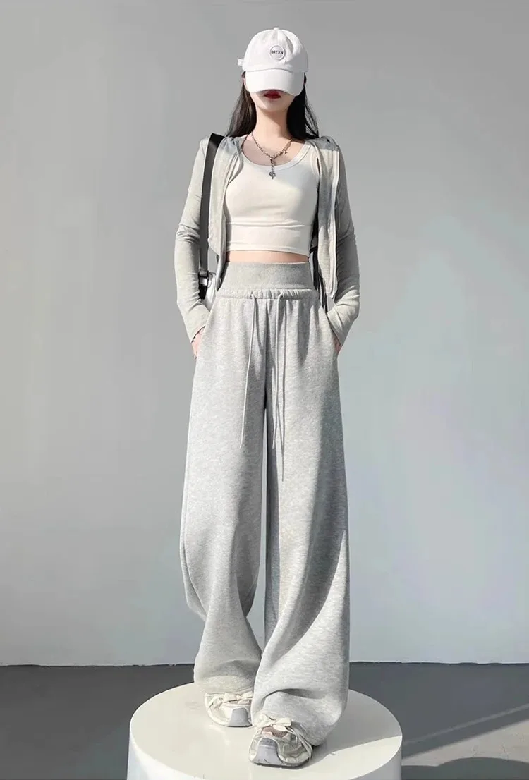 Pantalones Elegantes para Mujer, Estilo Palazzo, Anchos, de Cintura Alta, para Oficina, Largos