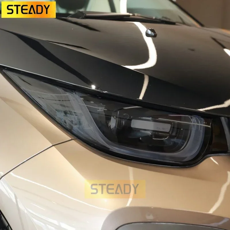 

2 Pcs Car Headlight Protective Film Protection Restoration Transparent Black TPU Sticker For BMW i3 2013-2020 Accessories