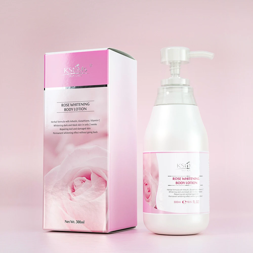 

Rose Anti Aging Vitamin Moisturizer Body Lotion & Skin Brightening + Tightening Lotion Body Skin Care Products For Women