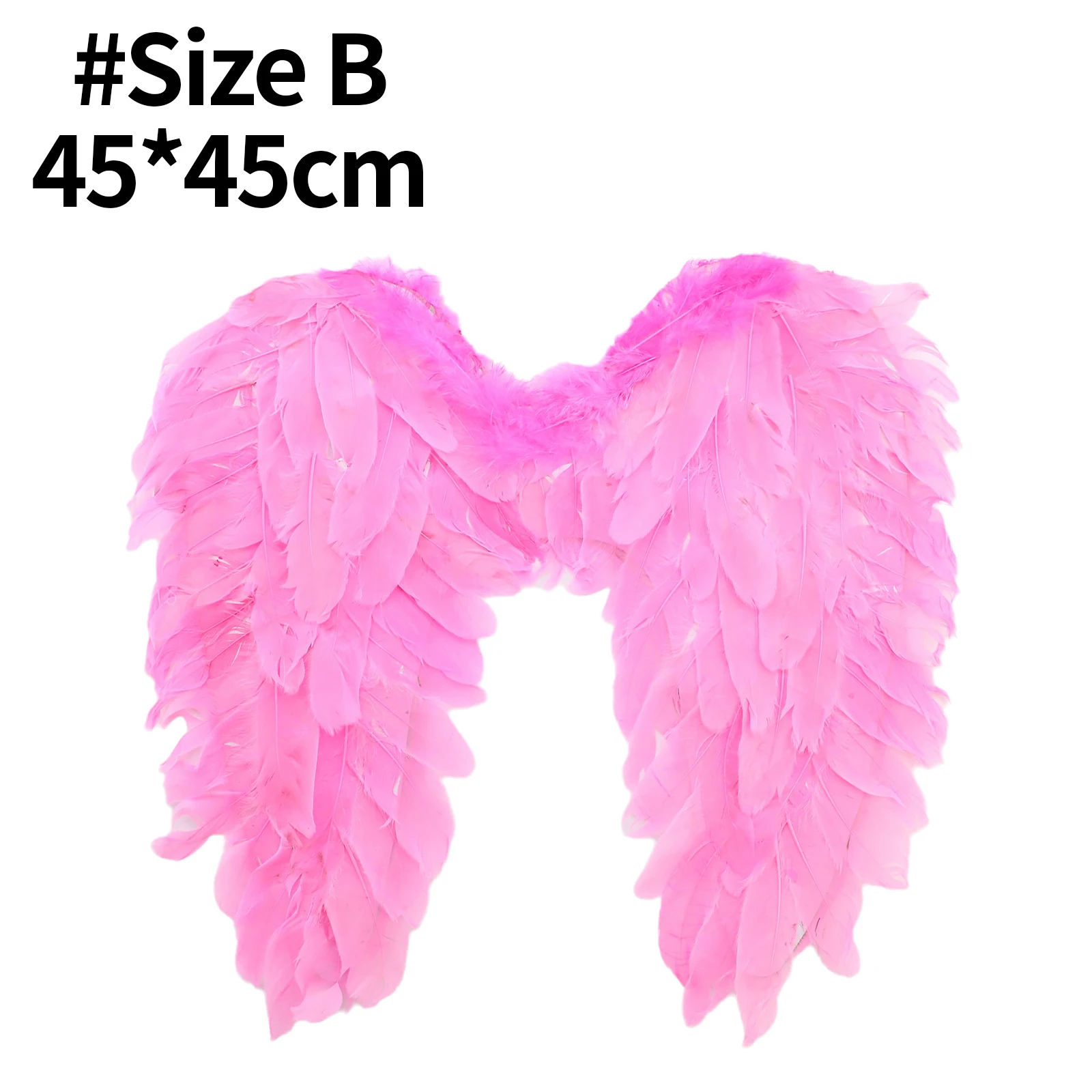 Weiß/Schwarz Kinder Erwachsene Engel Flügel Echte Feder Fee Flügel Dance Party Weihnachten Maskerade Karneval Cosplay Kostüm Zubehör – Detail 16