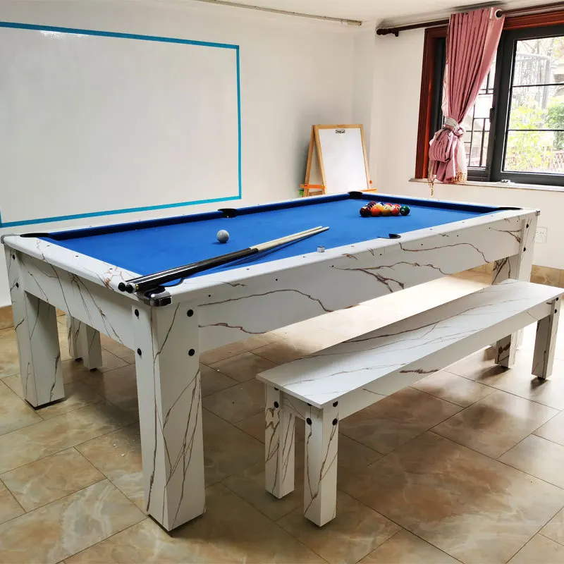 3-in-1 Pool Table Household billiard table: a multifunctional billiard table with leisure and competitive equipment.