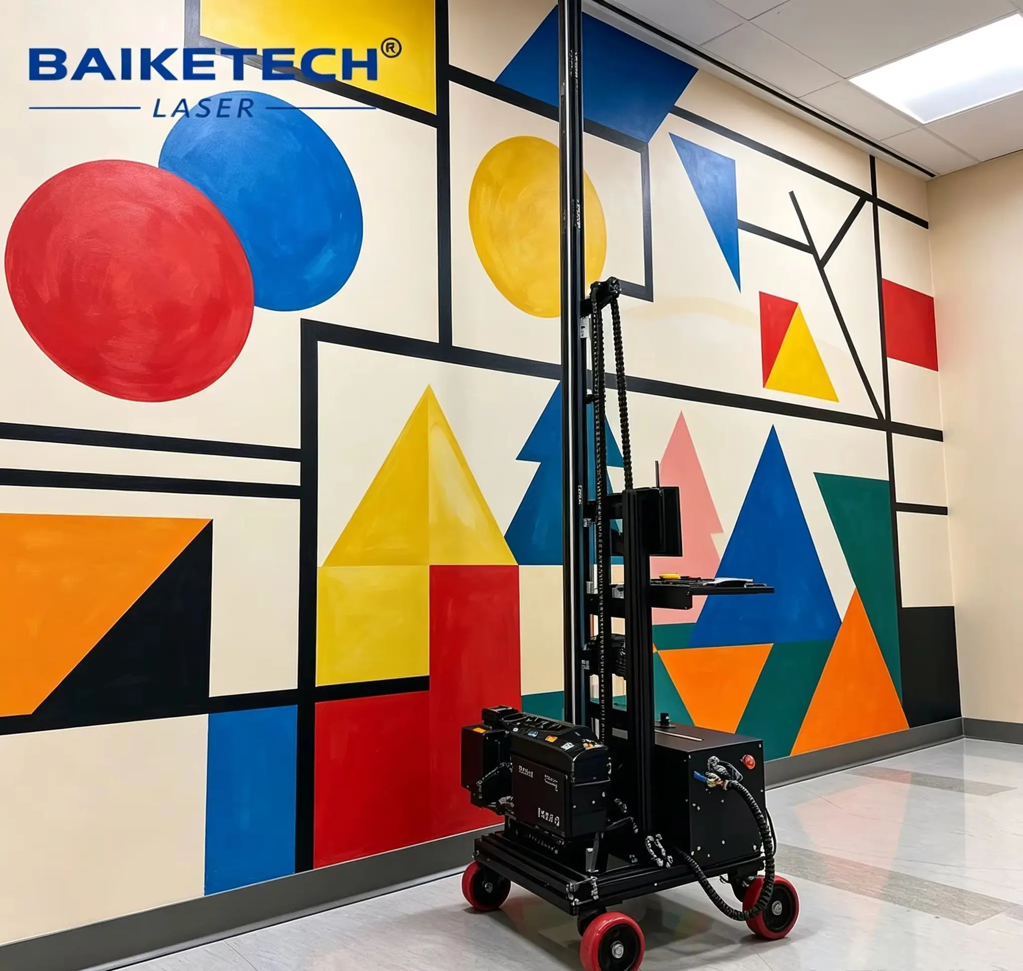 AI Intelligent 2-in-1 Wall & Floor Printer Auto Visual Positioning 3D Mural Machine Wall Ground Dual Use Printing Equipment