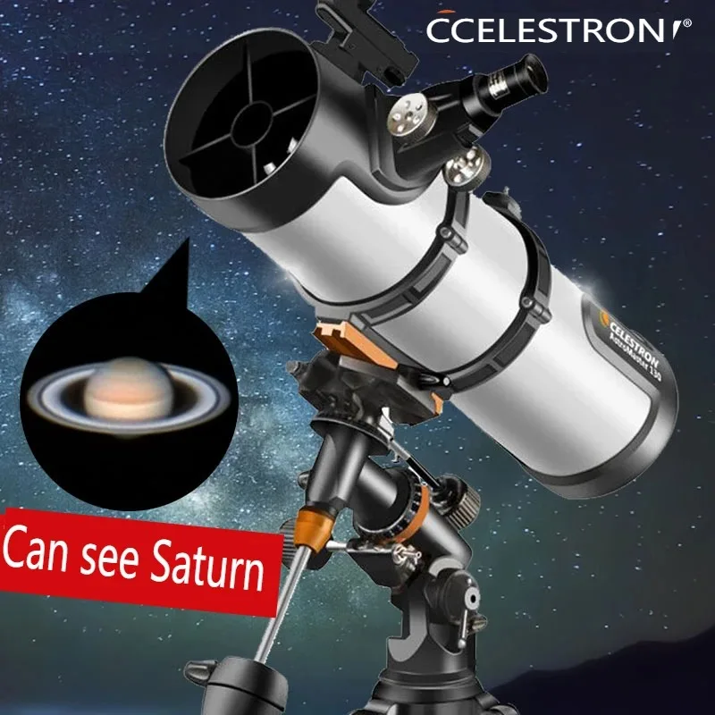 Celestron 130EQ Kids Astronomical Telescope - Professional Grade for Stargazing High Magnification HD Imaging Deep Space Viewing