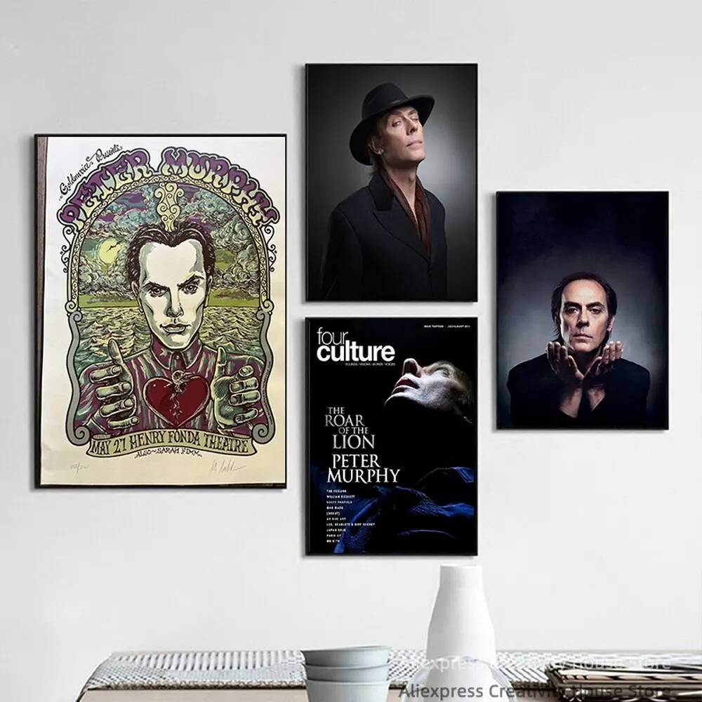 Peter Murphy Music Star Celebrity Wandkunst Poster Leinwanddrucke Home Decor