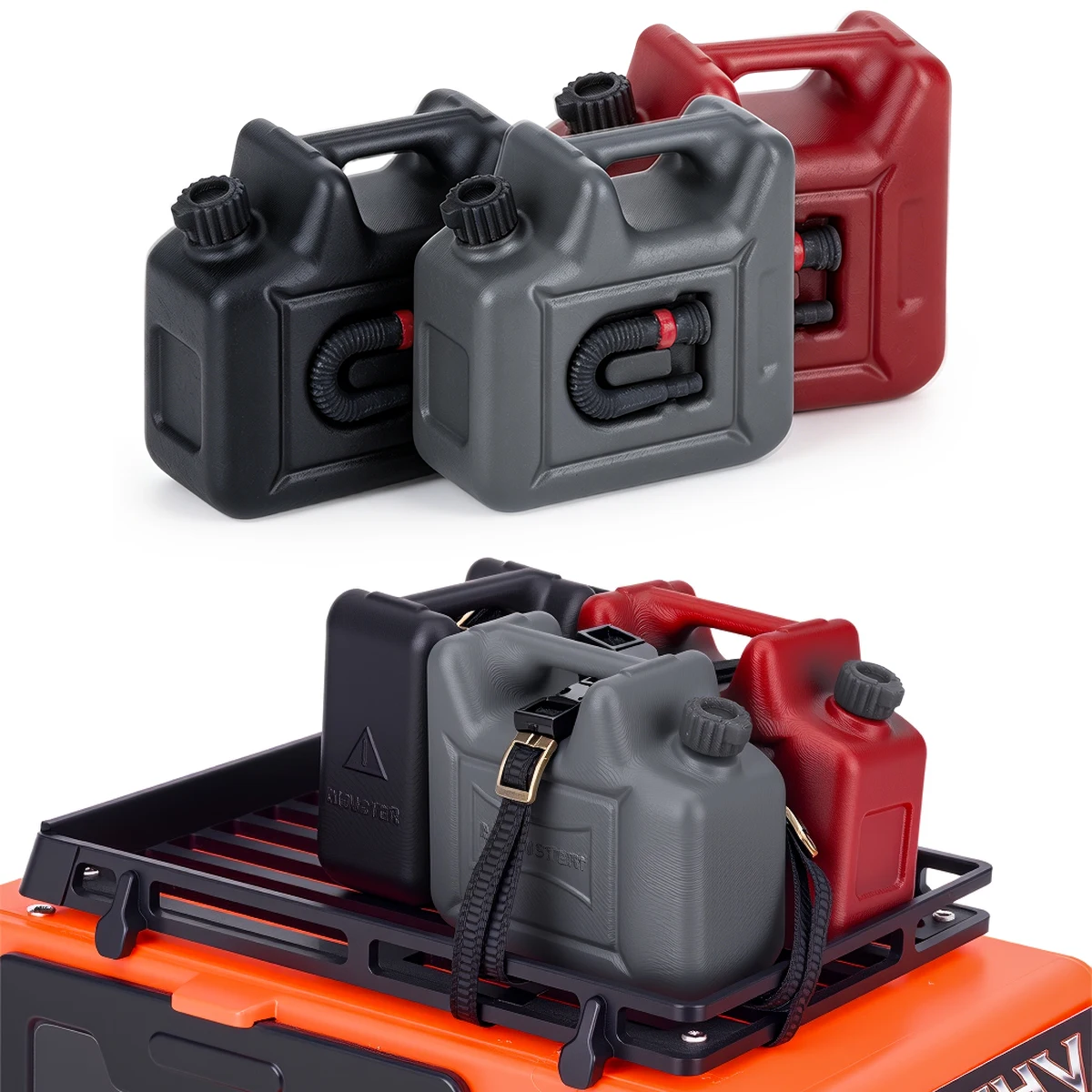 Rc Hobby Shops - 1/10スケールのRCクローラー用、キャンプをテーマにしたオイルドラムの装飾アクセサリー。TRX4、Defender、SCX10、RC4WD、D90に対応。