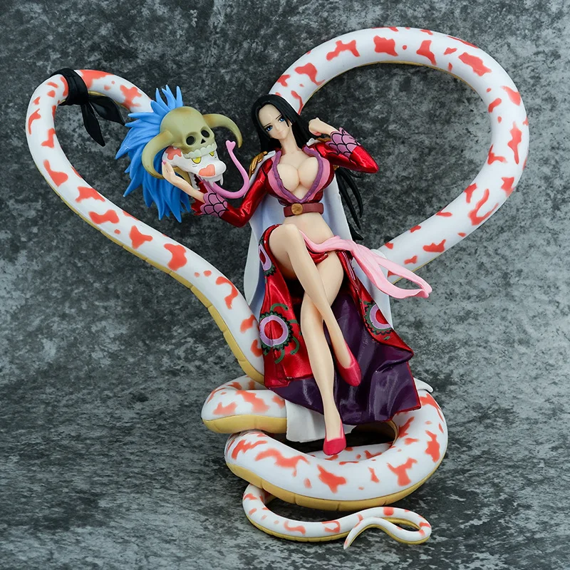 Anime One Piece Portrait of Pirates Boa Hancock 15th Anniversary Ver. PVC Action Figure Model Sexy Girls Statue Toys Doll Gifts