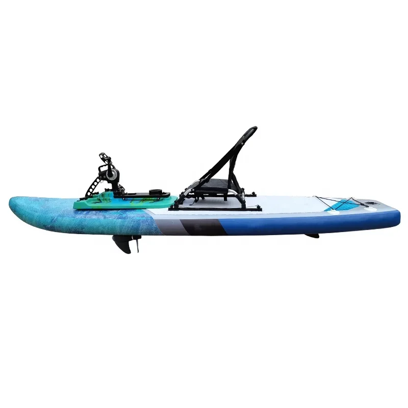 Factory Sale Inflatable Surfboard Waterplay Surf Fishing SUP Board Pedal Drive System With Latest Design in The World