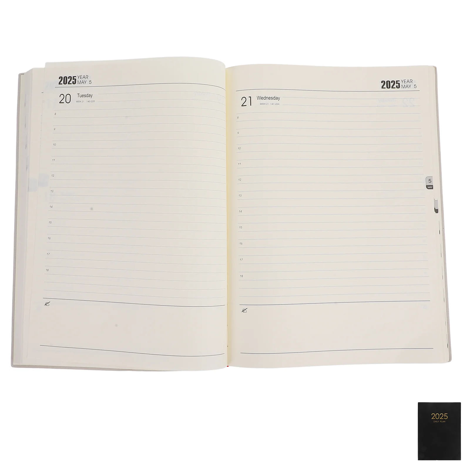 Agenda Planning Notebook 2025 Schedule Time Management Journal Appointment Planner