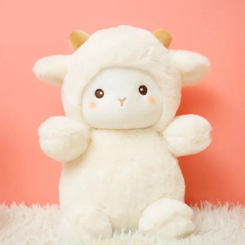 

E7CE Plush Doll Stuffed Animal Simulation Elephant Soft Comfortable Bear Doll Early Education Toddler Toy Home Decor
