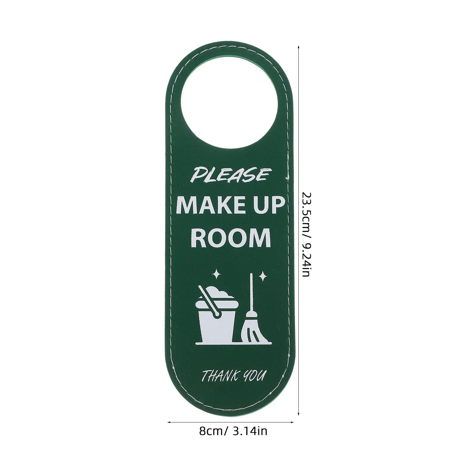 Double-Sided Do Not Disturb Sign PU Hotel Door Hanger Sign Hotel Door Knob Hanging Reminder Tag Reminding Tag