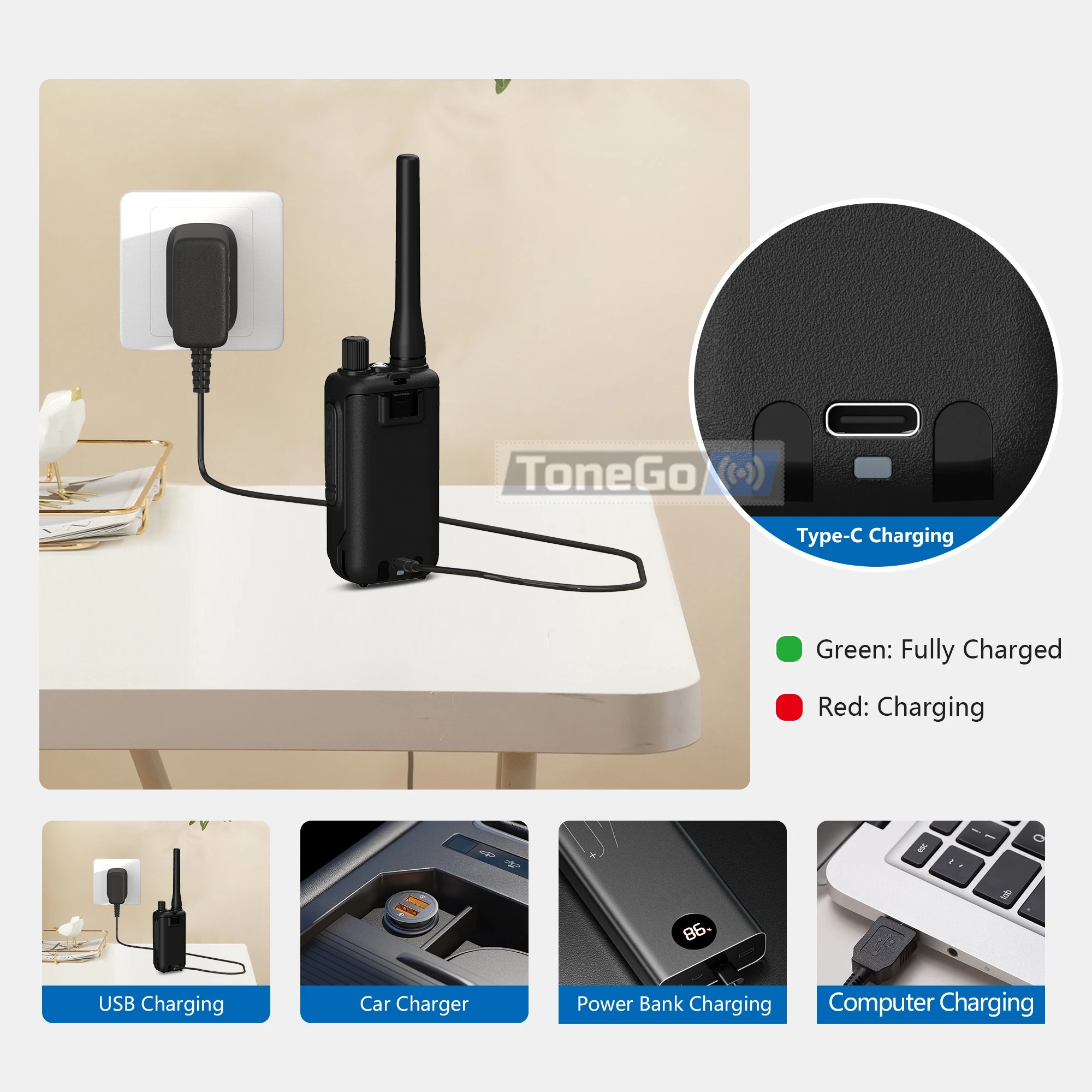 Baofeng UV 5R Mini Walkie Talkie Multi Band 999CH Bluetooth Programming Type-C Charge Wireless Copy Frequency Ham Two Way Radio
