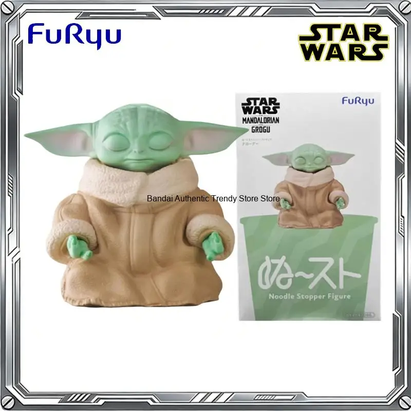 bandai-furyu-star-wars-the-mandalorian-and-grogu-baby-yoda-grogu-noodle-stopper-anime-figure-pvc-model-decoration-gift
