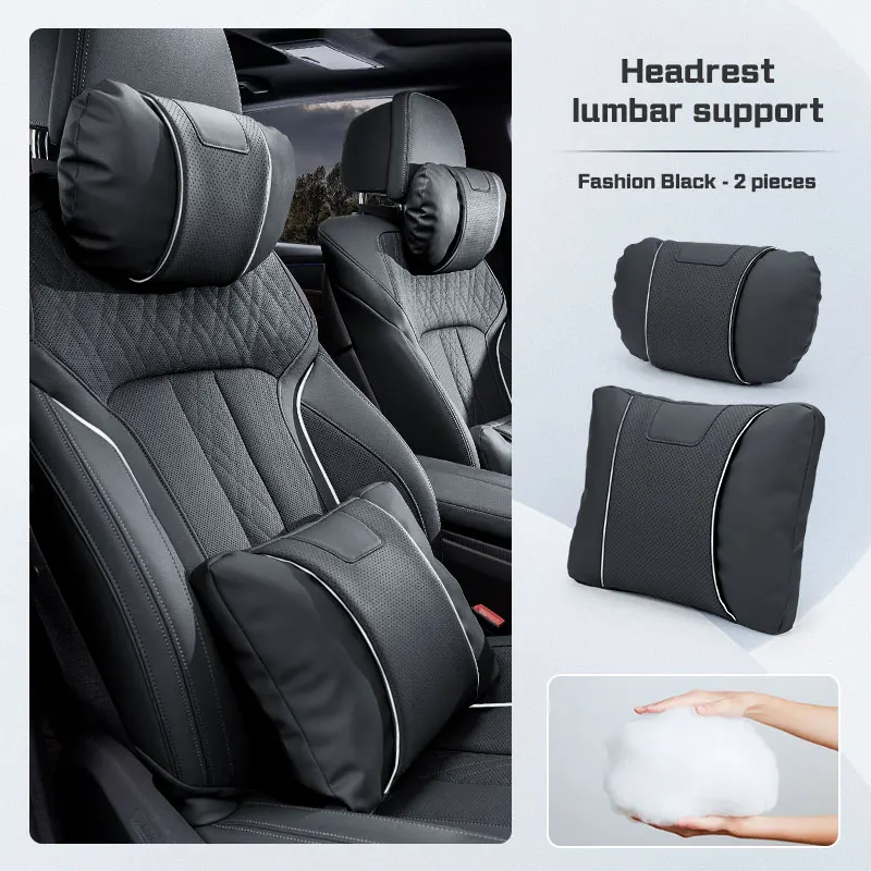 

Car Neck Pillow Seat Headrest Lumbar Spine Protect For Hyundai I20 I30 Ix35 ix45 I40 KONA Encino Solaris Azera Accent Santa Fe