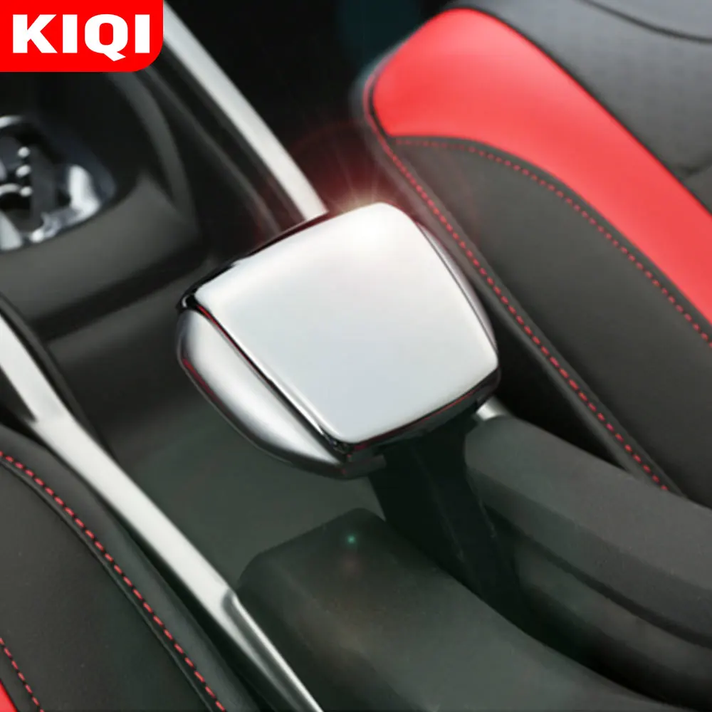 KIQI Car Styling Handbrake Cover for Peugeot 2008 2014 2015 2016 2017 2018 Hand Brake Decoration Trim Sticker Accessories