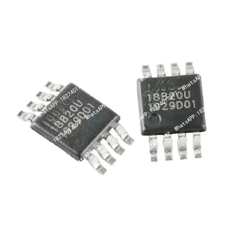3PCS GX18B20UH MSOP-8 Programmable Resolution 1-Wire Temp Sensor