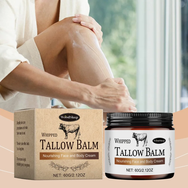 

Whipped Tallow Moisturizing Cream - Deep Hydration For Face & Body, Lightweight Non-Greasy Formula For All Skin Types