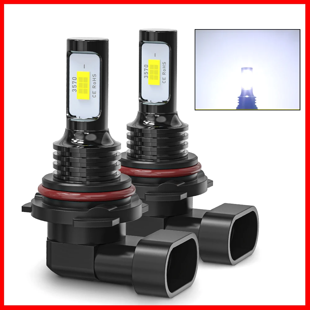 

2Pcs H8 H11 H7 LED Bulbs 9005 HB3 9006 HB4 881 880 H1 H3 Led Lamp Canbus Car Fog Lights DRL Day Driving Running Light 12V White