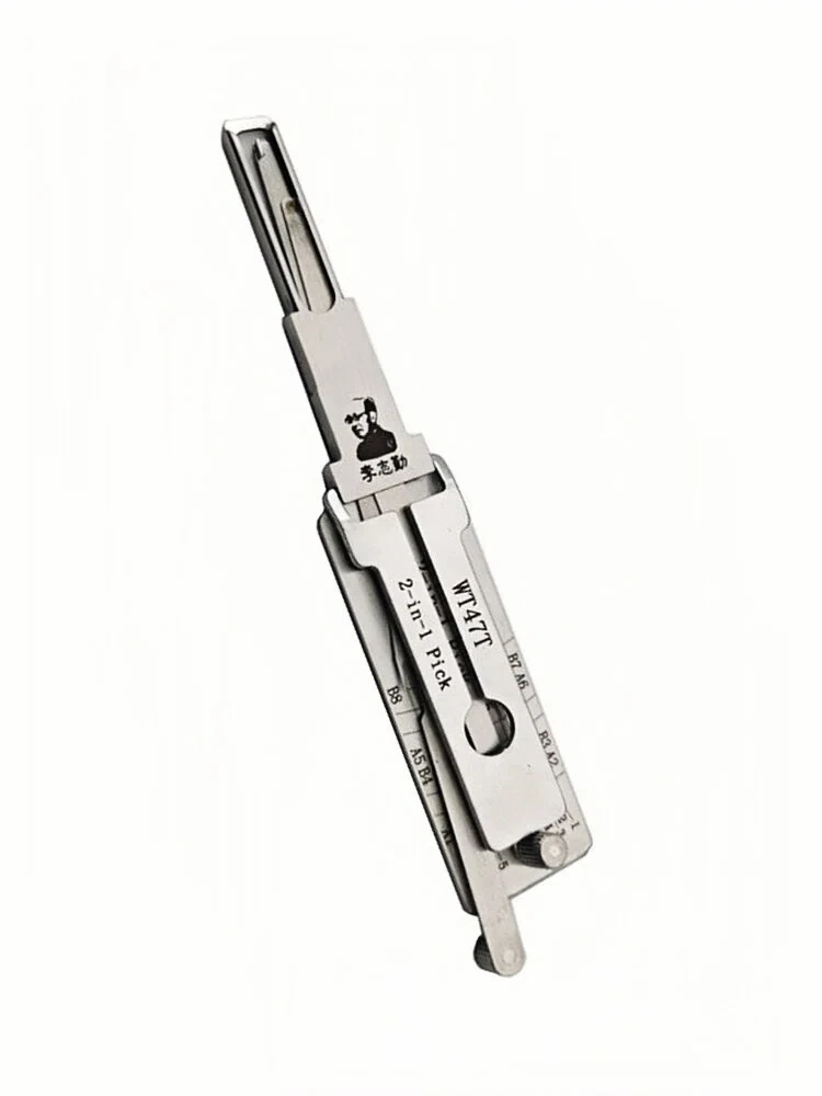 Original Lishi WT47T 2 in 1 Lock Pick Decoder Ignition Car Door Open for BAIC Senova Model Vertical Milling view 6