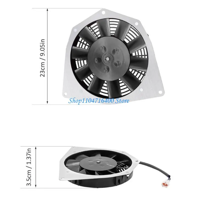 y1gd Cooling Fan for 700 700R 06-12 1S3-12405-00-00 Replacement Radiator Fan