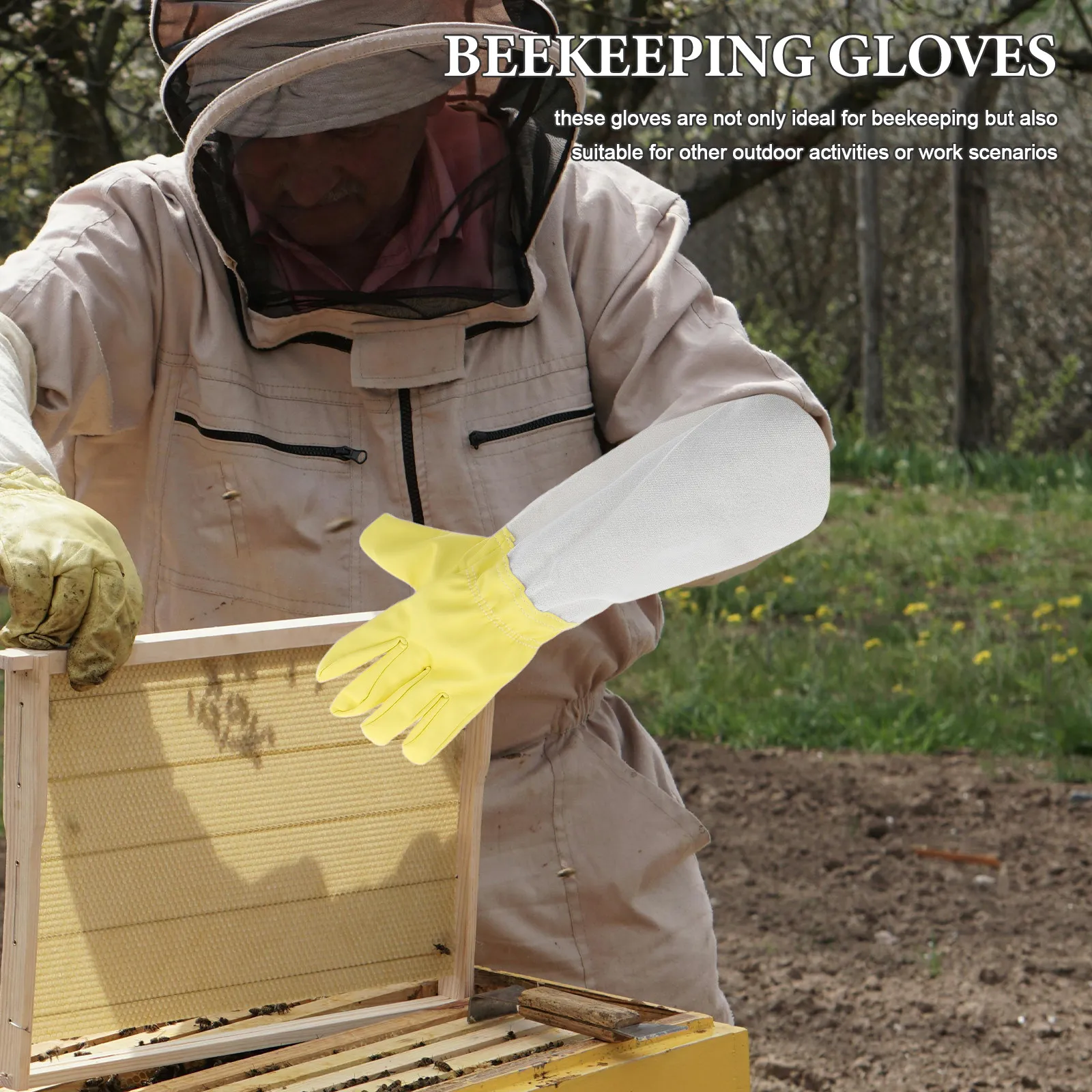 1 пара перчаток для пчеловодст – обзор и цена Garden Gloves