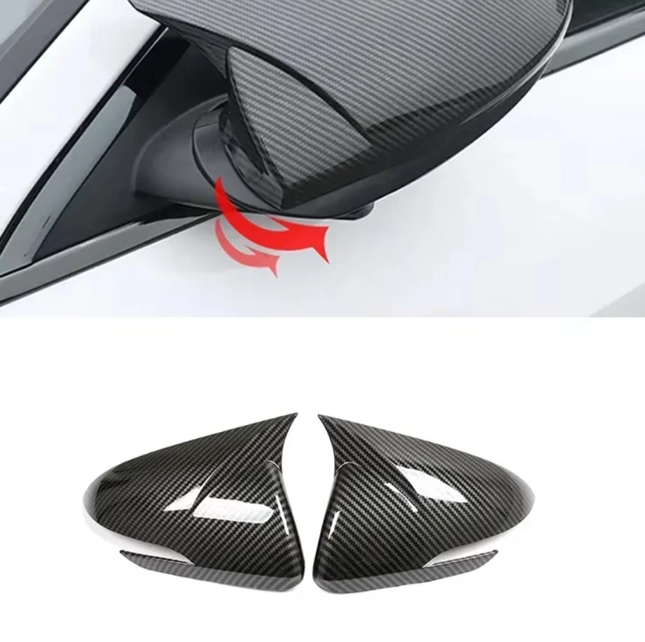 

Car Rearview Mirror Cover Side Door Mirror Shell Decoration Trim For Hyundai Elantra AD 2016 2017 2018 2019 2020