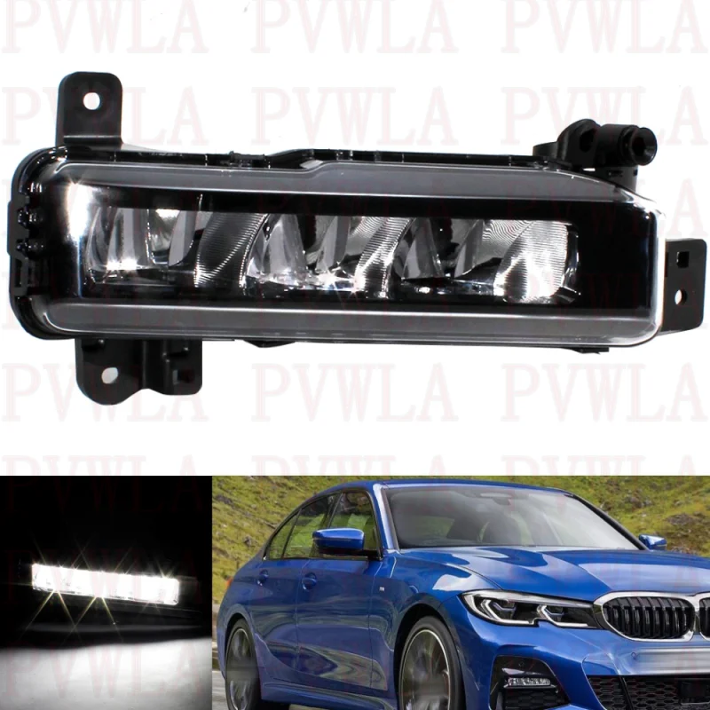 For BMW G20 G21 320i 330i M340i xDriver 318d 320d 330d M340D 2019 2020 2021 2022 Right LED Fog Lamp DRL Daytime Running Light