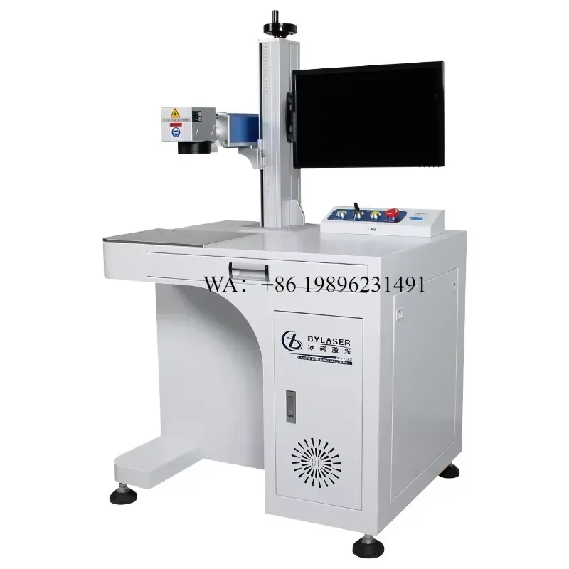 Wmwmnu for Bingyan Portable Fiber Marker 2.5D 3D 20w 30w Max Raycus JPT EZCad3.0 Desktop Fiber Marking