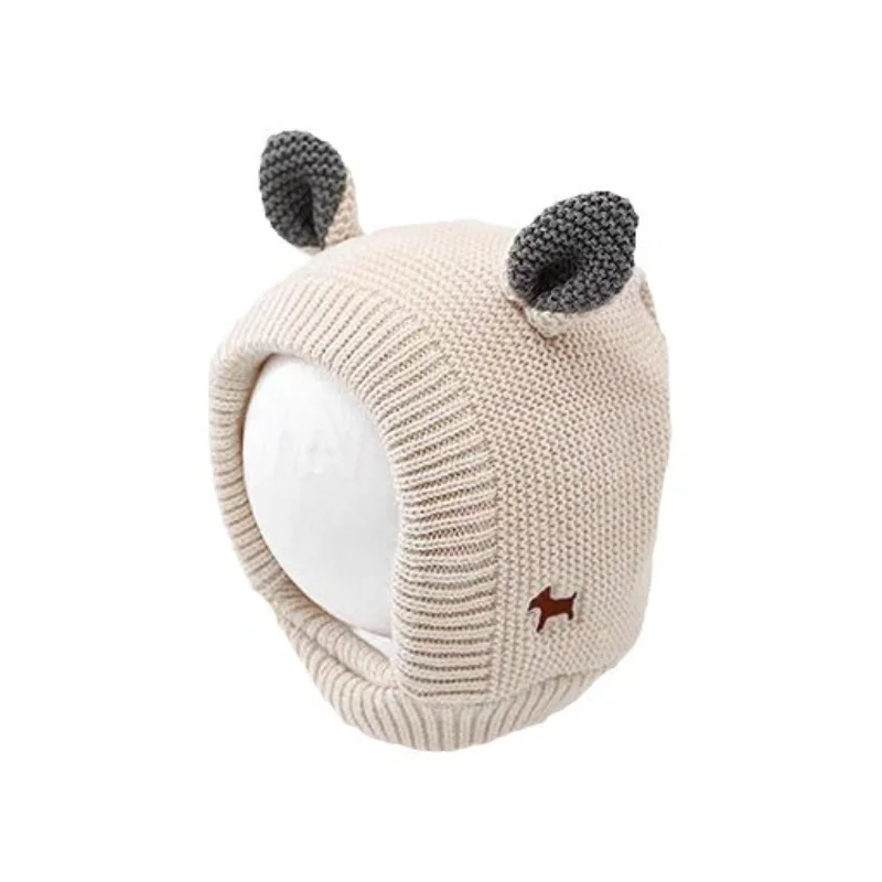 

1-4 years Old Autumn And Winter Baby Boys And Girls' Hats Baby Hats Cute Cartoon Bear Plush Hats Warm Hats