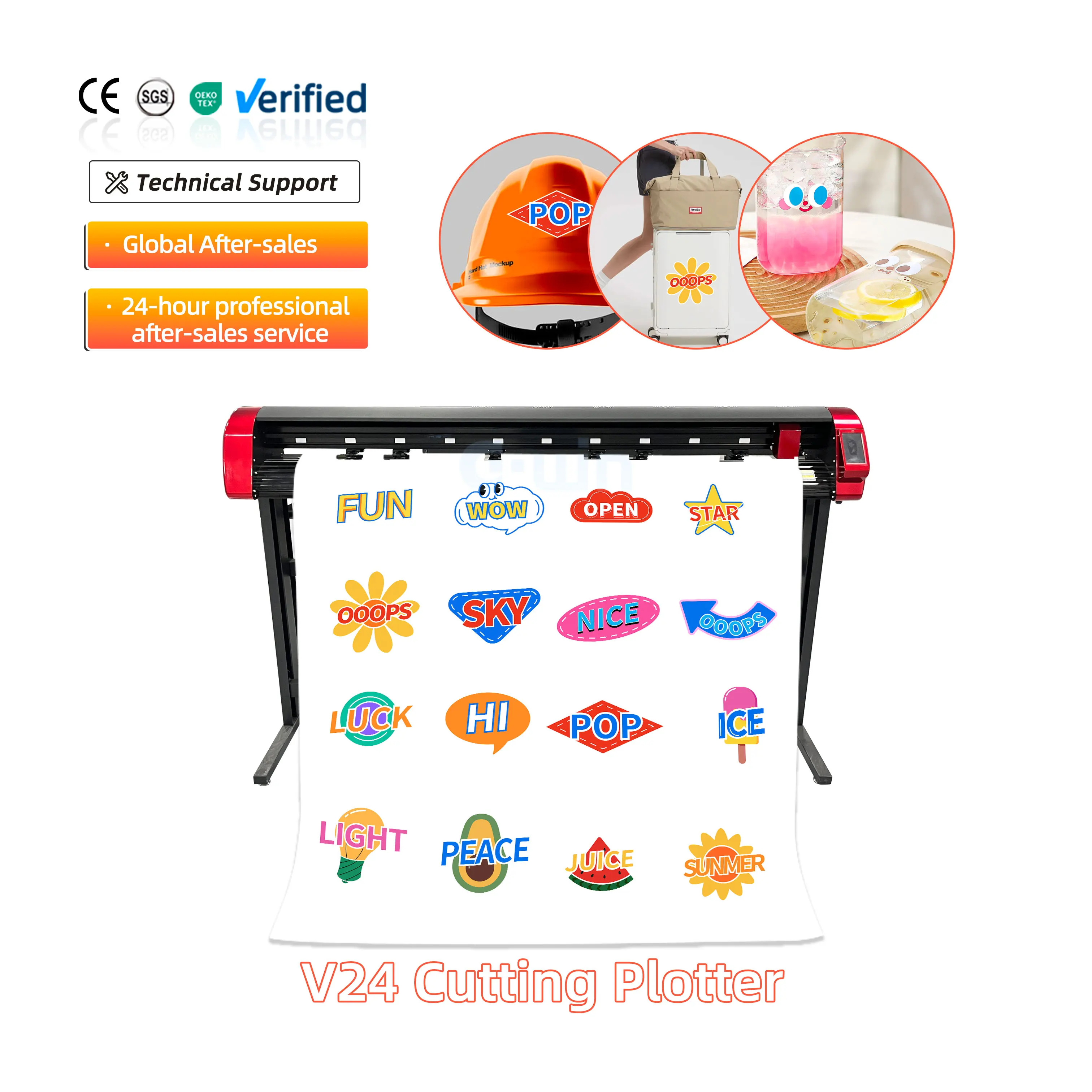 

Hot Sale Print and Cut Plottter V60 Plotter Cutter for 1.6m Inkjet Printer for Small Business