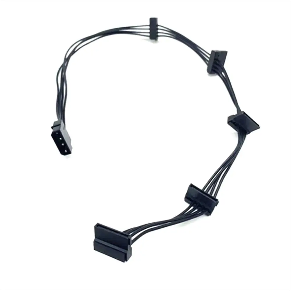 SATA/4PIN SATA Power Cable 1 Male To 5 Female IDE Male Hard Drive Splitter Cable Multi-purpose SATA 15Pin SATA Extension Cable