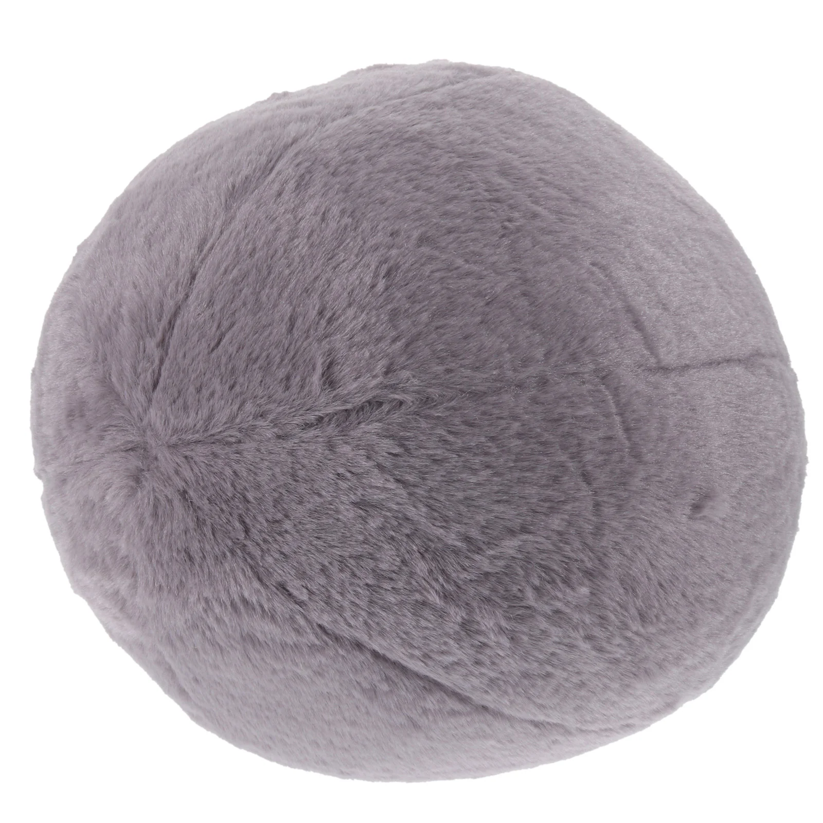 

Couch Pillows Cute Sphere Cushion Solid Color Ball Cozy Decorative Throw Cuddly Grey Sofa