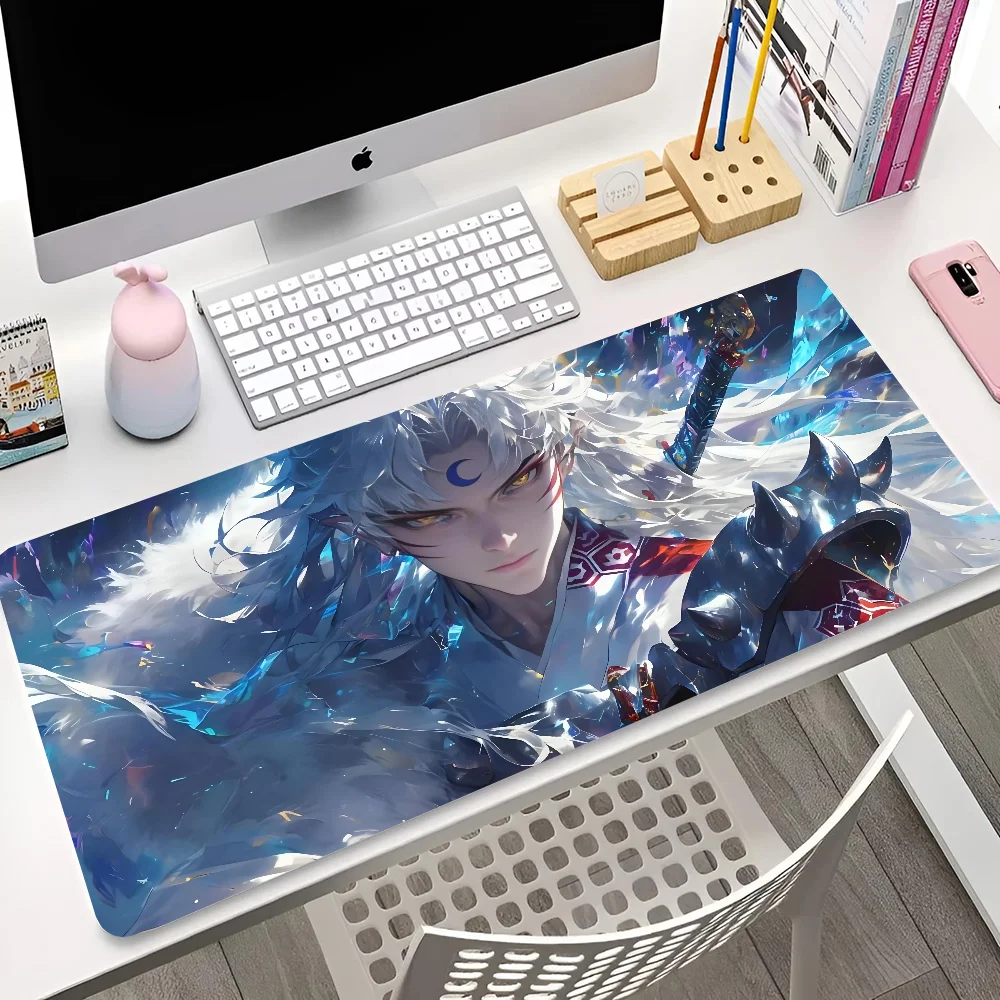 1pc Inuyasha Sansei Maru Mouse Pad Desk Mat With Pad Gaming Accessories Prime Gaming XXL Keyboard Pad Padding Mat