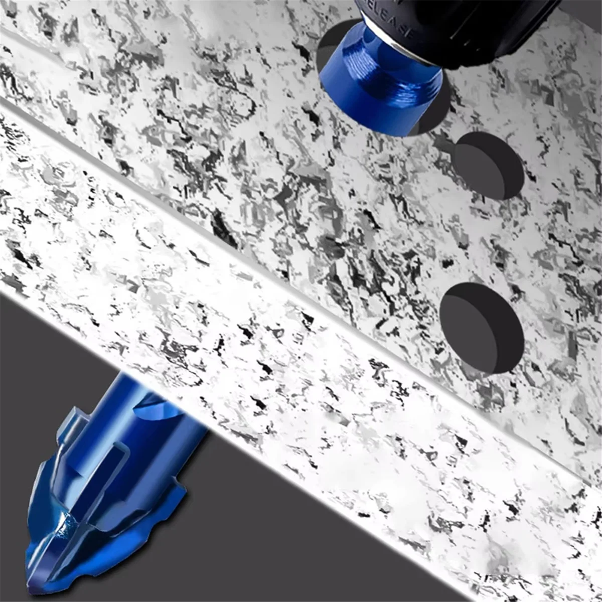 2025 + صلابة عالية غريب الأطوار الحفر الحفر 6/8/10/12/14 مللي متر بلاط زجاجي السيراميك اللكم روك بلاطة مثقاب الخشب قطع #6