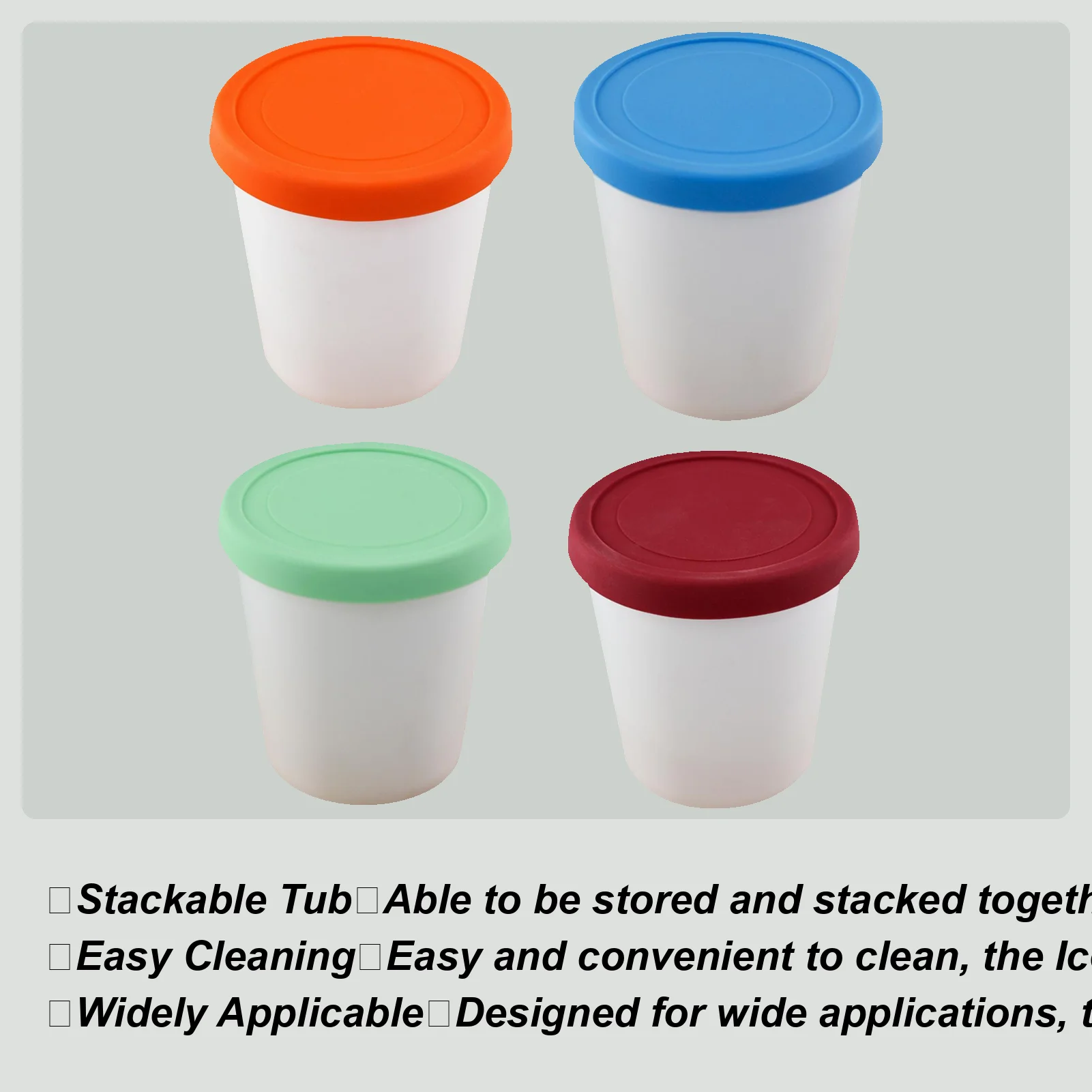 Ice Cream Tub Conta…