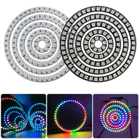 DC5V WS2812B DIY LED Ring Individually Addressable WS2812 Built-in IC 5050 RGB Round Modules Circle Light 8 To 45 Pixels