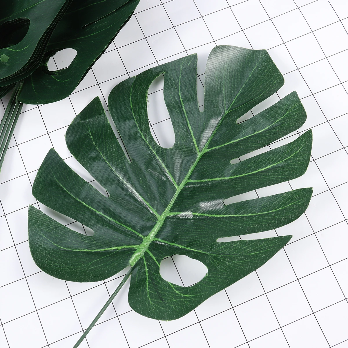 

40 Pcs Leaf Tropical Tropical Leaves Decoration Monstera Decoration Fake Brazil LeavesPlant Home Office Gallery Cafe