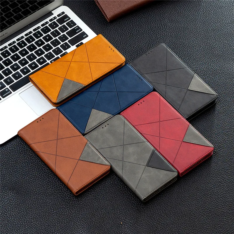 On For Samsung Galaxy S23 FE Case Magnetic Wallet Leather Flip Phone Cover For Samsung S23 Ultra S22 Plus S21 FE 5G Stand Cases image 6