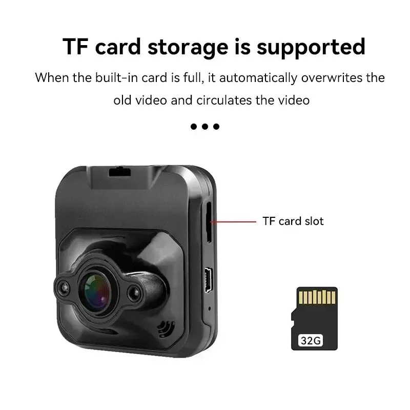 Dash Cam per auto HD 1080P - Registratore DVR con telecamera per specchietto retrovisore per veicoli