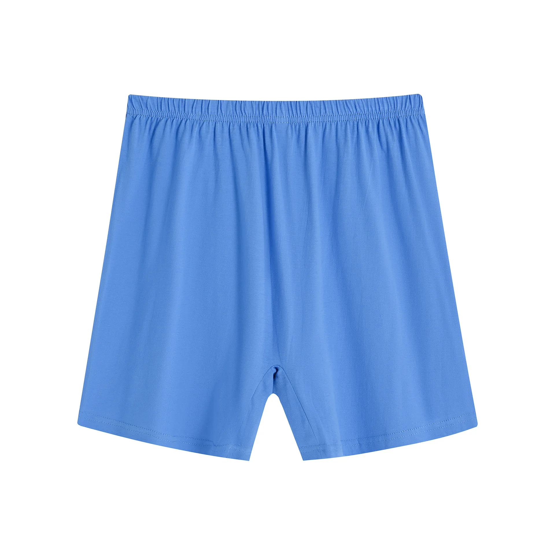 SilverComfort 100% قطن بوكسر - ملابس داخلية رجالية عالية الخصر فضفاضة تناسب شريط مطاطي مضاد للدوران مع فتحة قابلة للتنفس