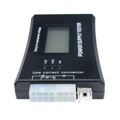 Imagem -05 - Display Lcd Digital Tester Poder Verificação de Poder Fast Bank Supply Medição Ferramenta de Diagnóstico 20 Pin 24 Pin pc Computador