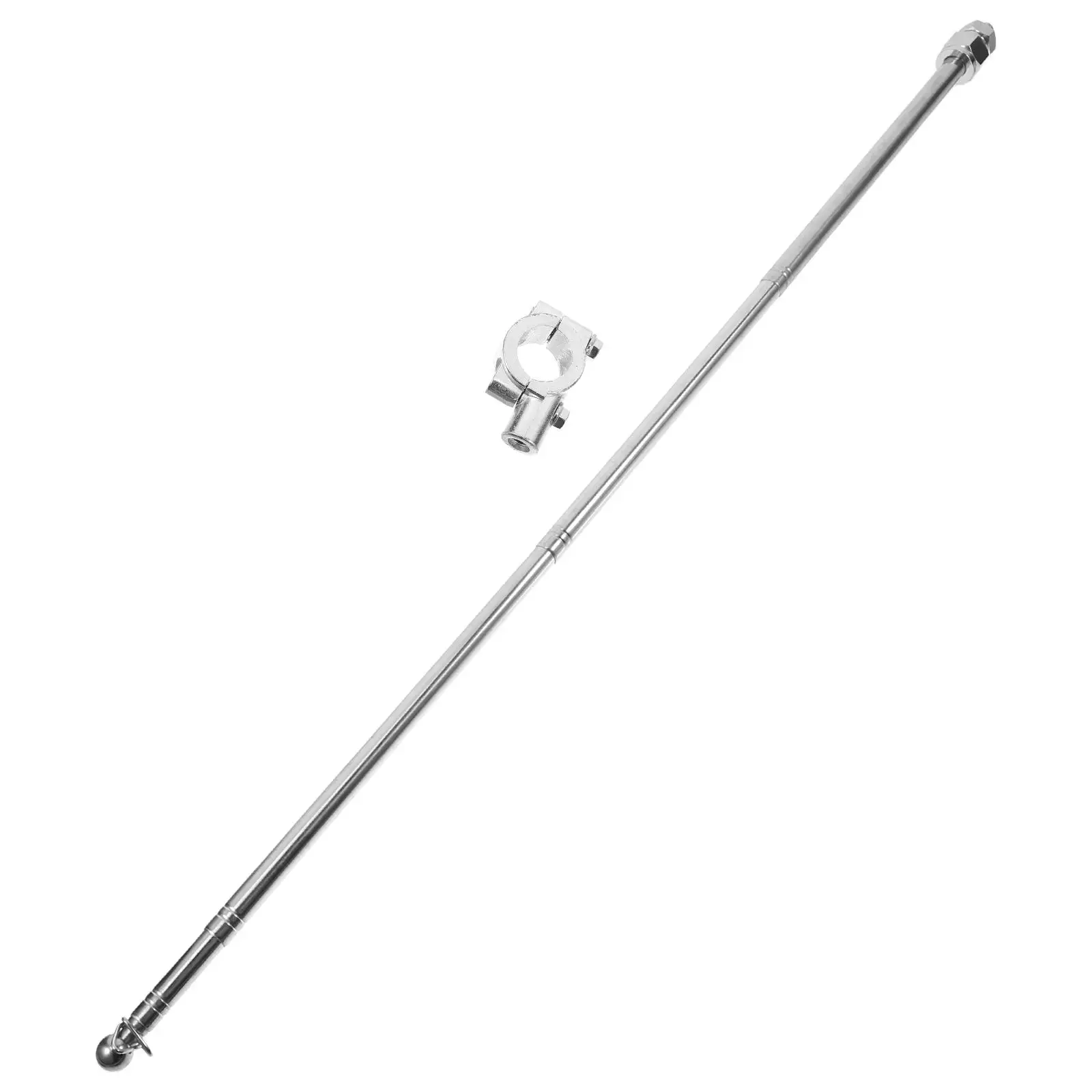 

Adjustable Telescopic Flagpole Aluminum Base Steel Pole Bike Handlebar Flag Mount Bicycle Accessories Motorcycle Flag Cycling