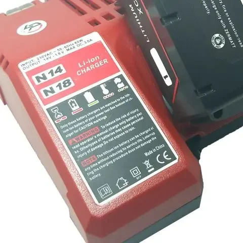 Imagem -05 - Substituição do Carregador de Bateria Li-ion Ferramenta Elétrica N14 N18 Milwaukee M18 14.4v18v 48-11-1820 48-11-1850