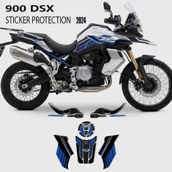 Motorcycle Accessories Waterproof Sticker Tank Pad Kit Sticker 3D Resin Protective Sticker For Voge Valico 900DSX 900 DSX 2024