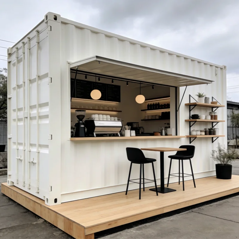 Designer 40ft Luxury Container Prefabricated Modular Building for Hotel Rooms Tiny House Prefab Bathroom Villa Shop Kitchen