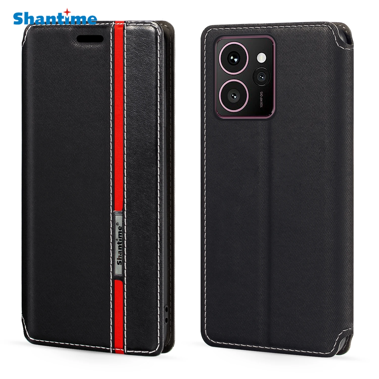 For HMD Skyline 5G Case Fashion Multicolor Magnetic Closure Leather Flip Case Cover with Card Holder 6.55 inches