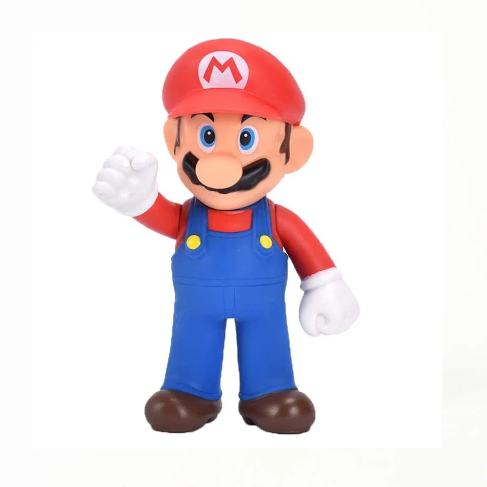 Super Mario Bros Cartoon Poppen Model Verjaardagscadeau Anime Figuren Luigi Yoshi Mario Creatief verzamelmodel speelgoed. *