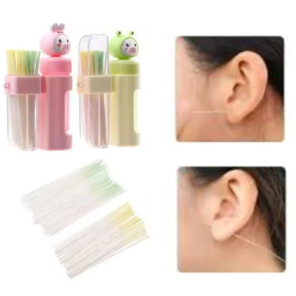 

Средство для чистки отверстий для серег Paper Line Piggy Ear Line Cleaner с мятным вкусом, удаляющее грязь и запахи, эффективное противозасоряющее средство