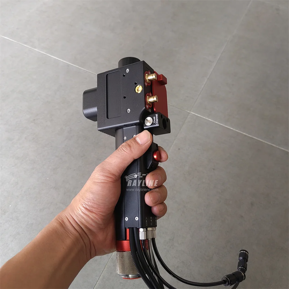 dual axis laser cleaning machine rust paint removal machine lazer remover wide format cleaning with dual cleaning gun